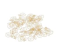 Aumotop Set di Graffette da 100 Pezzi Graffette Dorate a Forma di Limone per Uso Scolastico e in Ufficio, Materiale in Ferro