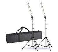 Aumotop Set di Luci a Tubo LED CRI95 Dimmerabile Batteria Incorporata Ricarica USB per Registrazione Video Verticale Uso Interno Ed Esterno con Supporti per Luce Borsa il Trasporto