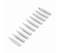 Aumotop Set di Punte per Cacciavite con Gambo Compatto da 10 Pezzi da 4 Mm PH00/PH0/Z1/Z0/3.0/2.0/1.0/T5/T4/Star 08 per la Riparazione di Dispositivi Elettronici Leggeri