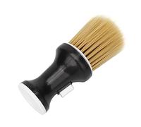 Aumotop Spazzola per Spolverare il Collo Morbida per la Pulizia e lo Styling dei Capelli a Casa e in Salone, Materiale ABS Portatile, 14,5x4,6 Cm, 1 unità (Nero)