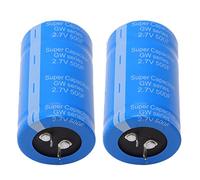 Aumotop Stabilizzazione della Tensione del Condensatore per Auto 2 Pezzi Super Condensatore per Raddrizzatori Automobilistici Ottimizzazione della Tensione Blu