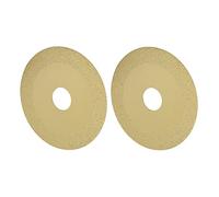 Aumotop Taglio Rapido, Lama Bruscamente, Uso a Secco Bagnato, Disco di Taglio in Vetro 100 Mm Diametro Lama di a Diamante per Vetro, Piastrelle, Bottiglie di Vino, con Acciaio Ad Alto (Champagne Gold)