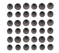 Aumotop Tappi per le Orecchie di Ricambio in Silicone Morbido Punte per Auricolari Stabili e Confortevoli 36 Pezzi Auricolari con Foro Interno da 4,5 Mm-6,0 Mm