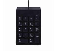 Aumotop Tastierino Numerico USB Compatto Mini Tastierino Numerico Tastiera da 18 Tasti per PC Desktop Portatile, Inclinazione Ergonomica, Riduce lo Sforzo, per Fogli di Calcolo,