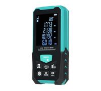 Aumotop Telemetro Professionale Misuratore di Distanza con Ricarica USB 120 M/393 Piedi per Architetti Appaltatori e Appassionati di Fai da Te (D3-50)