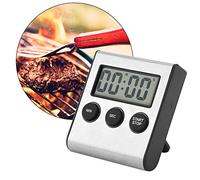 Aumotop Timer da Digitale Timer da Tavolo con Montaggio a Parete con Cifre Grandi per Cucinare, Barbecue, Palestra e Bambini - Custodia Resistente All'usura di Alta qualità