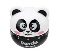 Aumotop Timer da Meccanico a Forma di Animale Simpatico Timer Meccanico a Forma di Panda per Cucinare, Strumento Cronometraggio da 1 55 Minuti, Materiale ABS per Dolci Domestici, Blu (#1)