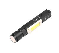 Aumotop Torcia Versatile in Lega di Alluminio con luminosità della Luce Rossa COB per Preservare la Visione Notturna