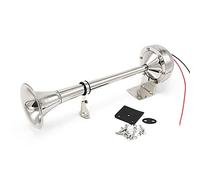 Aumotop Tromba D'aria Elettrica per Barca per Camion Auto, Tromba D'aria Barca Marina a Singola 125 DB Segnale di Avvertimento Molto Forte e Chiaro