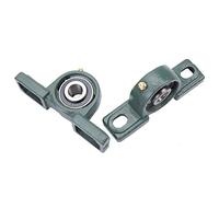 Aumotop UCP202 Cuscinetto del Blocchetto di Cuscino Alloggiamento in Fusione 40 Mm DE 15 Mm ID per Macchinari 2 Pezzi Cuscinetto a Sfera Montato