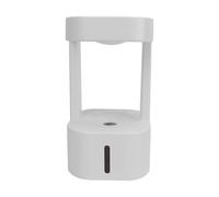 Aumotop Umidificatori a Nebbia Umidificatore Silenzioso a Gocce D'acqua con Design antigravità per Camera da Letto e Ufficio Capacità di 580 Ml e Utilizzo 7-10 Ore (Sette luci colorate)