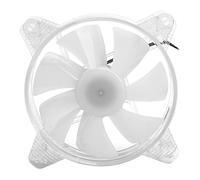 Aumotop Ventola di Raffreddamento per Computer a 4 Pin da 120 Mm con Luci LED Colorate, Cuscinetto Idraulico Ad Alte Prestazioni per Build Desktop, Volume D'aria 38 CFM (Verde)