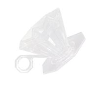 Aumotop Versare Sopra il caffè, Tazza Conica con Filtro per la Preparazione del caffè, Beige, con Manico Ergonomico, per Bar, Casa, Ufficio (Trasparente)