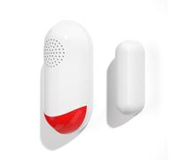 Aumotop Wi-Fi Allarme Porta di Sicurezza, 100dB Suono (2 Pack) | Controllo intelligente tramite app , Installazione semplice, Sensibilità regolabile, di sensori magnetici