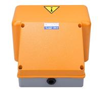Aumotop YDT1-18 Interruttore a Pedale in Alluminio Resistente Alla Corrosione con Contatto in Argento Interruttore a Pedale Autoripristinante Sicuro da Usare Livello di Protezione IP62 per gli Operai