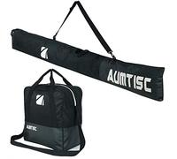 AUMTISC Borsa Da Sci E Barca Combinata E Imbottita Per 1 Paio Di Scarpe - Lunghezza Regolabile Fino A 200 Cm - Nero