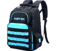 AUMTISC Zaino per attrezzi, borsa per attrezzi ad alte prestazioni, con polisacco, zaino industriale e da costruzione (Blue-55L)