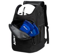 AUMTISC Zaino per scarponi da sci Borse da sci leggere per lo snowboard Bagagli da viaggio Resistente (65L, Nero)