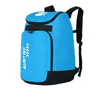 AUMTISC Zaino per scarponi da sci Borse da sci leggere per lo snowboard Bagagli da viaggio Resistente (45L, Blu)