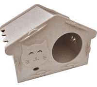 Aumüller Casetta per Gatti Feli - Feltro di Lana - Beige