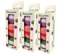 Aumüller Giocattolo Per Gatti Macarons, 3x 3 Pezzi - Con Catnip E Silver Vine