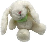 Aumüller Gioco per Gatti - Coniglio di Peluche Harry con Bavaglino Verde - 1 pz.