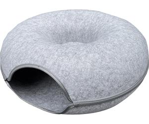 Aumüller Tunnel e Cuccia per Gatti Donut - Grande - Grigio chiaro