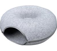 Aumüller Tunnel e Cuccia per Gatti Donut - Piccola - Grigio chiaro