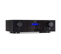 Auna AMP-4000 - Amplificatore stereo DAB HiFi, radio DAB+, telecomando USB, amplifier con display LED, nero