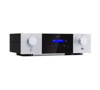 AMP-4000 DAB - Amplificatore stereo Hi-Fi, radio DAB+, telecomando, USB, display LED