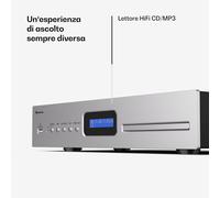 Art22 - Lettore CD MP3 Boombox, radio DAB+/FM, lettore CD/MP3, diffusori da 3W