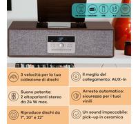 Auna Julie Ann - Impianto stereo, CD, BT, USB, DAB+/FM, AUX-In