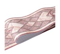 AUNANGLJSCS Carta da Parati Impermeabile, Bordo for Carta da Parati, stacca e Attacca for Piastrelle del Bordo Bagno, Geometria Moderna Blu