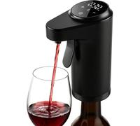 Aundhegrtt Aeratore Ricaricabile e Facile da Pulire, Regalo Nero | Ricaricabile Type-C, pulizia con un solo pulsante e corpo nero elegante pronto per essere regalato.