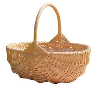 Aundhegrtt Cesto da Picnic in Vimini Intrecciato | Ideale per e feste all’aperto, design con grande capacità per contenere tutto l’occorrente.