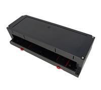 Aundhegrtt Contenitore per Guida DIN in ABS 250x110x65mm Montaggio su Rail | ABS resistente, range -45C a 85C, ideale per ambienti industriali, protegge PCB e contatori in un alloggiamento DIN compatto