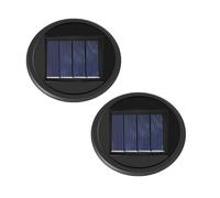 Aundhegrtt Coperchi per Luci Solari, Facile da Usare Interruttore Sensore | Pulsante interno nel coperchio; sensore luce integrato per accendere in buio e spegnere di giorno.