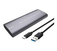 Aundhegrtt Involucro SSD M.2 e Type-A e Type-C per Notebook | in alluminio per SSD M.2 con gestione , supporta fino a 4TB e interfaccia USB-C Gen2 per connessioni