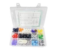 Aundhegrtt Kit Modello di e Molecolare per Studenti e Insegnanti | Design facile da usare in plastica liscia, assemblaggio agevole e supporto completo per pratiche didattiche di