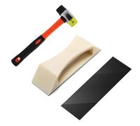 Aundhegrtt Kit Tutto-in- Blocco Antiscivolo Assemblaggio Efficiente | Set completo , blocco battuta e pad antiscivolo, nessun attrezzo extra necessario per lavoratori edili.