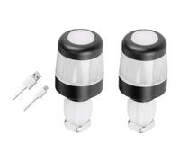 Aundhegrtt Luce da Manubrio Resistenti alle intemperie Avviso ABS | Pratiche luci per manubrio resistenti alle intemperie, segnali di avvertimento chiari e ABS incluso per una guida sicura.