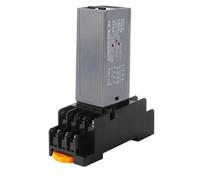 Aundhegrtt Relè Temporizzato H3Y-4 220V Ritardo Accensione 4 Canali Schermo | Base zincata, layout compatto con 4 canali, contatti in , 220V, consumo max 1,5VA, antiossidante.
