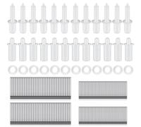 Aundhegrtt Set Riparazione Persiane 170Pz DIY Semplice Risparmio | Kit pratico per progetti DIY per sostituire rapidamente perni, perni a molla e chiodi rotti.