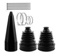 Aundhegrtt Soffietti CV 2 Pezzi Silicone con Morsetti e Strumento Espansore | Montaggio rapido: capovolgi il soffietto, spingilo sull'espansore, allinealo al giunto e fissa il morsetto; facile.