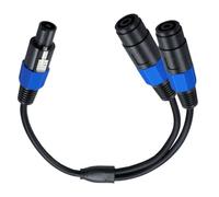 Aundhegrtt Speakon con Ganci di Rilascio a Molla Quick Lock | Connettori con ganci di rilascio a molla e di bloccaggio torsione Quick Lock per una connessione sicura e facile.
