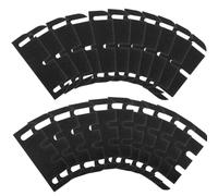 Aundhegrtt Spessori per Cerniere Porte In Plastica Riempiono Spazi Interni | PVC resistente garantisce durata nel tempo; spessori universali con angoli raggio 5/8 offrono compatibilità con cerniere