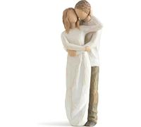 Aundhegrtt Statua Tocco Romantico Centro | Figura di coppia in resina: abbraccio tenero che crea atmosfera romantica in ogni .