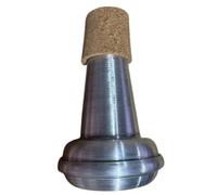 Aundhegrtt Suona Mute Design Resistente Silenzio Metallo | Sordina dal design resistente migliora l'aspetto dello strumento e mantiene il suono più controllato.