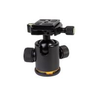 Aundhegrtt Testa A Sfera per Treppiede con Piastra Rapida Vite 1/4 per DSLR | Posizionamento fluido e preciso per DSLR e mirrorless. Piastra rapida con vite 1/4; bloccaggio sicuro, passaggio rapido.