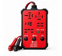 Aundhegrtt Tester di Relè Auto Wireless Multifunzionale 12V/24V | Tester wireless multifunzionale per relè auto, diagnosi di corto circuito e funzionamento su sistemi 12V/24V.
